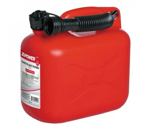 Канистра для топлива 5л. Цвет - красный. ZIPOWER