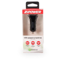 Разветвитель прикуривателя 1USB 2,1A ZIPOWER
