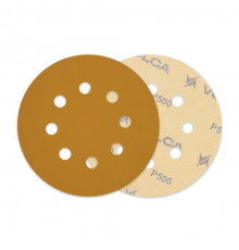 Круг абразивный VOLCA SAPPHIRE 125мм,8отв P 500 бумажная основа (пакет 10 шт.)