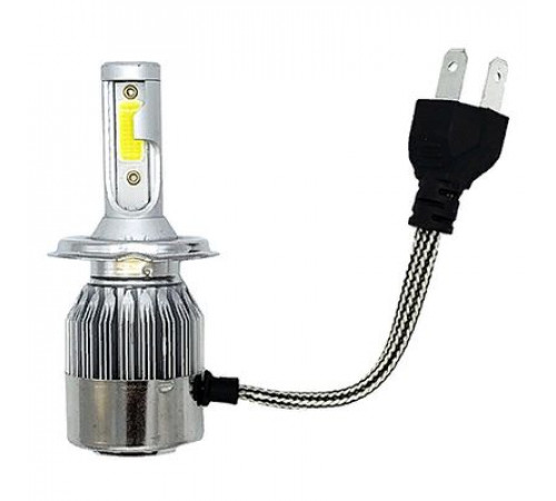 Лампы Sho-me G6 Lite светод. H4 5000k 3600lm CSP-конвертор (к-т 2шт.) 12/24в для линз фар или д/св