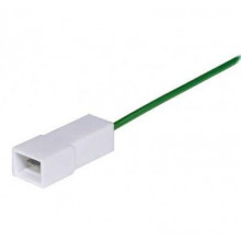 Колодка 1 контакт 6,3мм с проводами