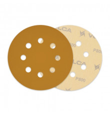 Круг абразивный VOLCA SAPPHIRE 125мм,8отв P 800 бумажная основа (пакет 10 шт.)