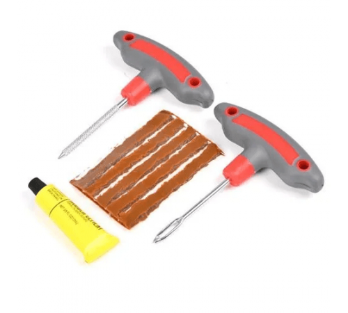 Набор для ремонта б/к шин City Up (шило,разв, клей, жгуты) Т-усиленный инструмент