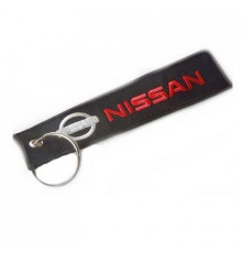 Брелок ткань, вышивка Ниссан 13*3см BMV 029