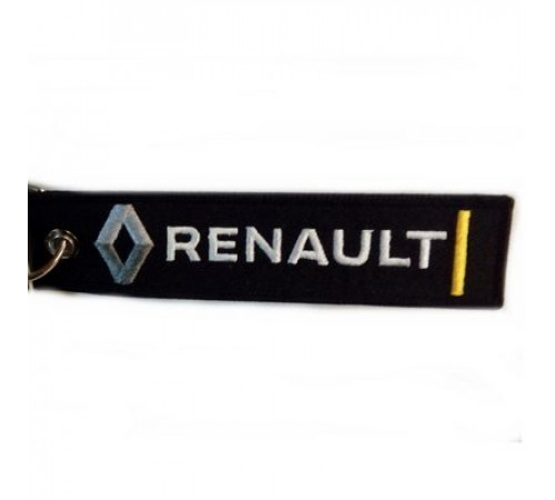 Брелок ткань, вышивка Рено 13*3см BMV 032