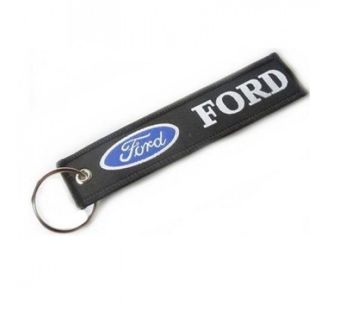 Брелок ткань, вышивка Форд 13*3см BMV 033