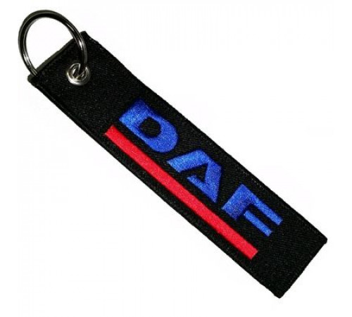 Брелок ткань, вышивка DAF 13*3см BMV 040