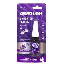 Фиксатор резьбы фиолетовый удаляемый 10мл ABRO