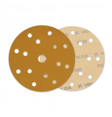 Круг абразивный VOLCA SAPPHIRE 150мм,15отв P 320 бумажная основа (упак.100 шт.)