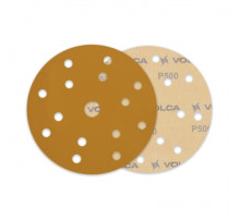 Круг абразивный VOLCA SAPPHIRE 150мм,15отв P 500 бумажная основа (упак.100 шт.)