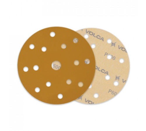 Круг абразивный VOLCA SAPPHIRE 150мм,15отв P 600 бумажная основа (упак.100 шт.)