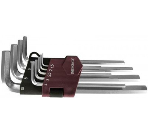 Набор ключей шестигранных 09 шт. H1.5-H10 THORVIK