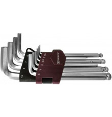 Набор ключей шестигранных 10 шт. с шаром, H1.5-H10 / THORVIK