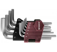 Набор ключей шестигранных 10 шт. коротких, H1.5-H10 / THORVIK