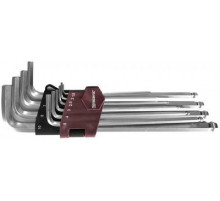 Набор ключей шестигранных 10 шт. удлиненных с шаром, H1.5-H10 / THORVIK