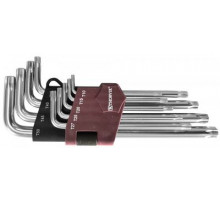 Набор ключей TORX 9пр. Г-об. с центрированным штифтом, Т10H-T50H / THORVIK