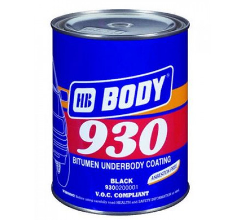 Антигравий BODY 930 черный 2,5кг шумопоглощающий Жидкий локер