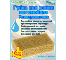Губка для мойки автомобиля "Коралл Кирпич" ZIZAY 160x90x45