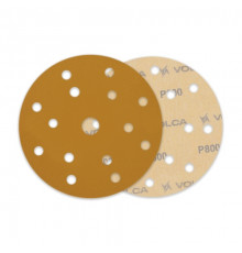 Круг абразивный VOLCA SAPPHIRE 150мм,15отв P 800 бумажная основа (упак.100 шт.)