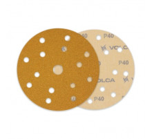Круг абразивный VOLCA SAPPHIRE 150мм,15отв P 040 бумажная основа (пакет 10 шт.)