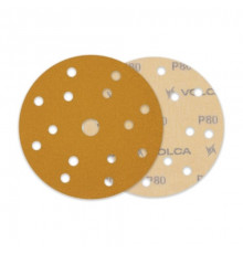 Круг абразивный VOLCA SAPPHIRE 150мм,15отв P 080 бумажная основа (пакет 10 шт.)