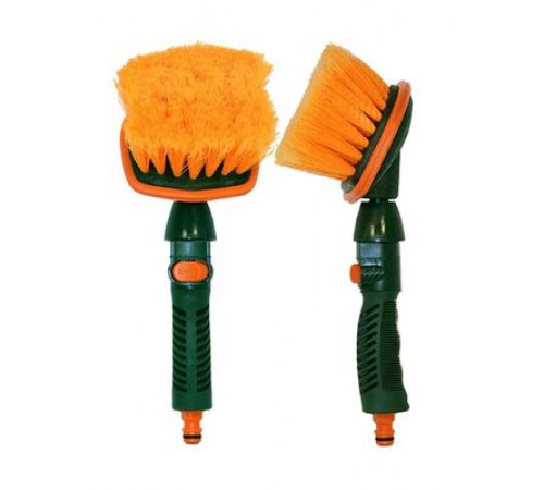 Щетка для мытья Li-Sa проточная ручка с запорным краном (30см) LS008 _