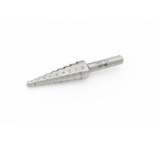 Сверло ступенчатое по металлу с шестигранным хвостовиком, 9 ступ., Ø4-20мм ДТ