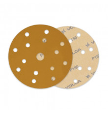 Круг абразивный VOLCA SAPPHIRE 150мм,15отв P 150 бумажная основа (пакет 10 шт.)