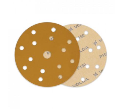 Круг абразивный VOLCA SAPPHIRE 150мм,15отв P 150 бумажная основа (пакет 10 шт.)