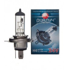 Лампа H4 24V 75/70W P43t Диалуч ЛЧ240