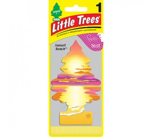 Ароматизатор Елочка Сансет Бич США 17177 ~