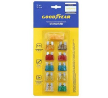 Предохранители Норма Uni Goodyear с пинцетом (5А,7,5А,10А,15А,20А,30А) 10шт