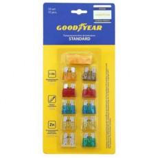 Предохранители Норма Uni Goodyear с пинцетом (5А,7,5А,10А,15А,20А,30А) 10шт