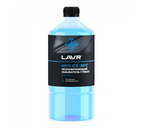 Очиститель стекол зимний -25°С,1 л LAVR ~