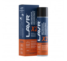 Раскоксовка двигателя двухфазная Х2 аэрозоль 400 мл LAVR