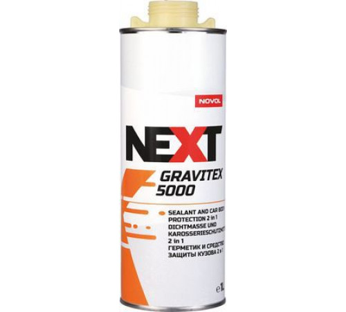 Антигравий NOVOL NEXT GRAVITEX 5000 с герметиком ,бежевый (1,0 л) под пистолет