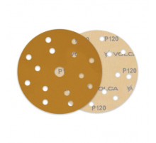Круг абразивный VOLCA SAPPHIRE 150мм,15отв P 120 бумажная основа (пакет 5 шт.)