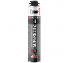 Клей-пена KUDO SUPERBLITZ HT конструкционный универсальный всесезонный под пистолет 1000 мл