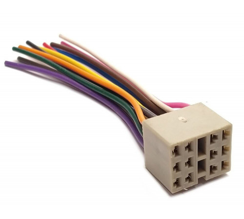 Колодка выключателя главного света ВАЗ,ГАЗ,КАМАЗ(для 581.3710 6-конт. 6,3мм+4конт 2,8мм)с пров.