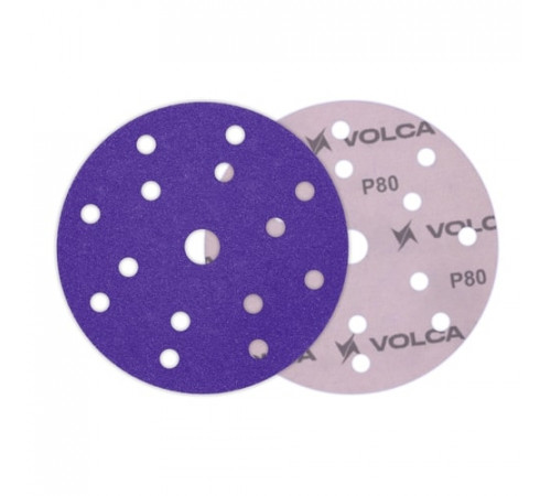 Круг абразивный VOLCA AMETHYSTE 150мм,15отв P 080 керамика