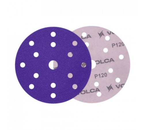 Круг абразивный VOLCA AMETHYSTE 150мм,15отв P 120 керамика