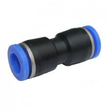 Фитинг прямой пластик. puc ф=10мм МАЯКАВТО