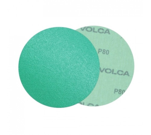 Круг абразивный VOLCA EMERALD 125мм,без отв P 080 пленочная основа