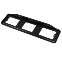 Рамка под номер премиум с верхней подсветкой черная