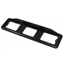 Рамка под номер премиум с верхней подсветкой черная