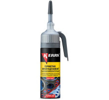 Герметик - прокладка KERRY красный высокотемпературный RTV 160 г., туба с дозатором 100мл