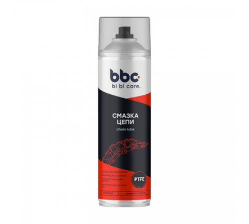 Смазка цепи PTFE аэрозоль 650 мл bi bi care ЧЗ