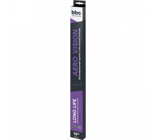 Щетка стеклоочистителя bi bi care бескаркасная 480 мм спойлер, адаптер крючок/штырь