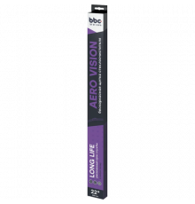 Щетка стеклоочистителя bi bi care бескаркасная 550 мм спойлер, адаптер крючок/штырь