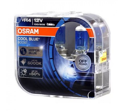Лампы H4 12V 100/90W +50% 5000К CBВ Eurobox 62193CBB OSRAM